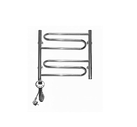 Полотенцесушитель электрический Domoterm Офелия П6 500х500 АБР EL, нижнее левое, бронза